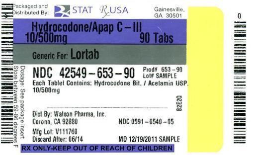 Hydrocodone Bitartrate and Acetaminophen